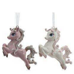 GAEM Фигурка декоративная подвесная "Лошадка", L8 W2 H6,5 см, 2в.