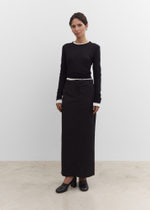 Юбка прямая в полоску