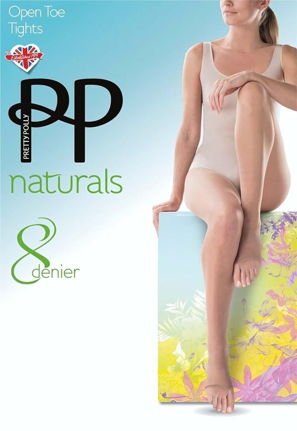 Колготки под босоножки с открытыми пальчиками (Размер: S-M) (Цвет: бежевый)