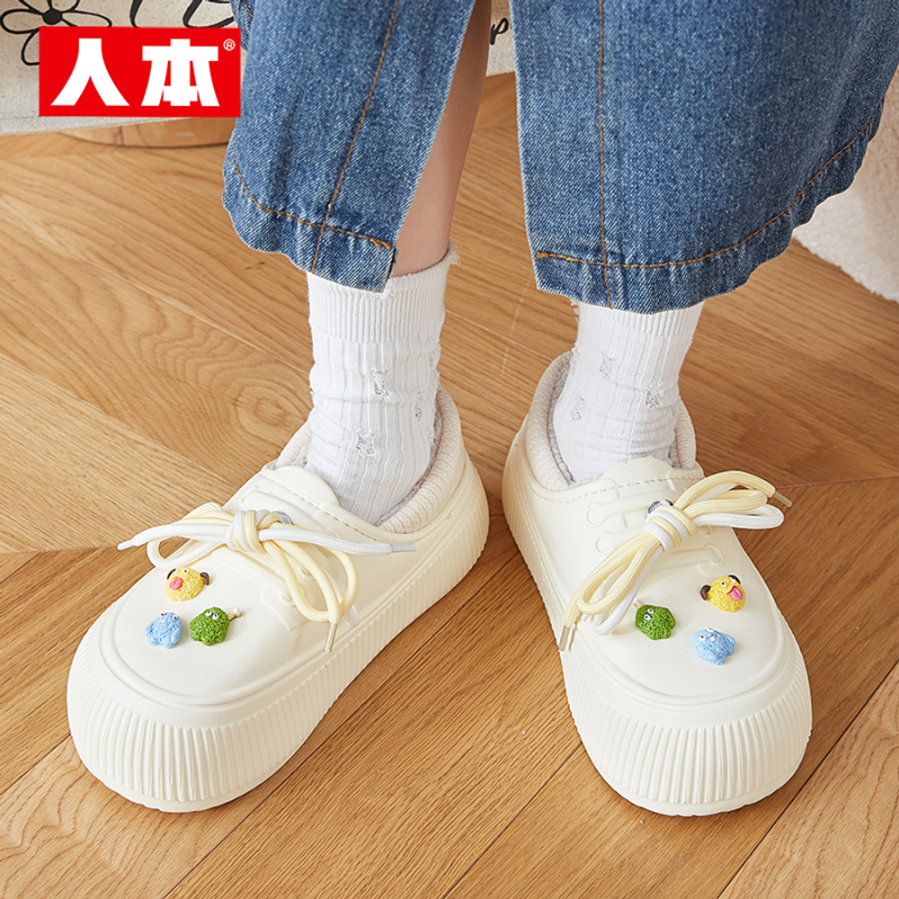 RENBEN1986 Closed Toe Slippers Women"s