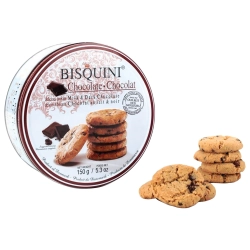 Bisquini. Печенье с кусочками молочного и темного шоколада. 150г