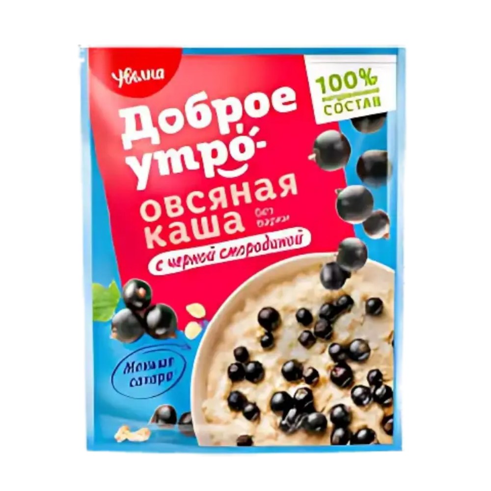 Каша овсяная Доброе утро с черной смородиной 40 гр
