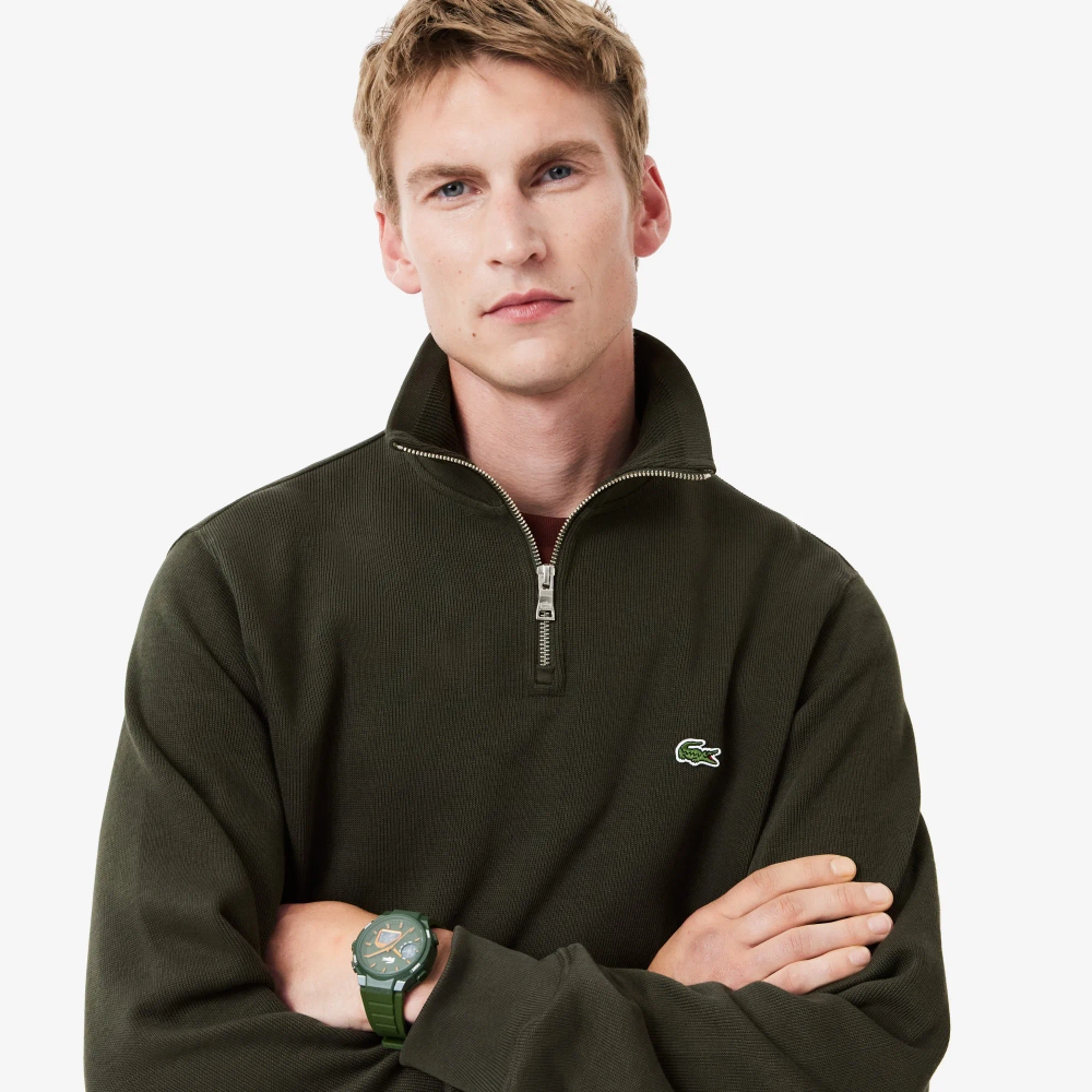 Мужской свитер Lacoste Zipped High Neck Carded Wool