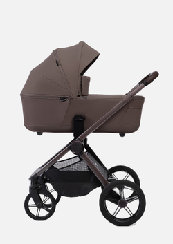 Peppy Коляска детская Monaco thermo 2 в 1 Mocca (кофе), рама серо-коричневая