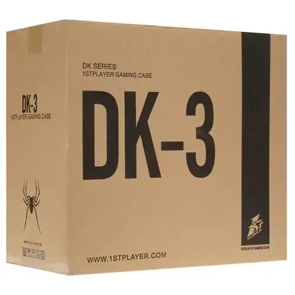 Компьютерный корпус 1STPLAYER DK-3 TG Black