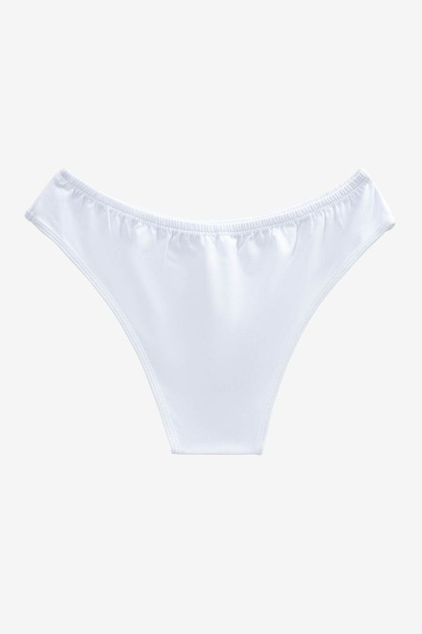 Хлопковые трусики «Try from behind» Белые - фото 4