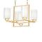 Подвесная люстра Lumina Deco Lino LDP 1239-5 F.GD