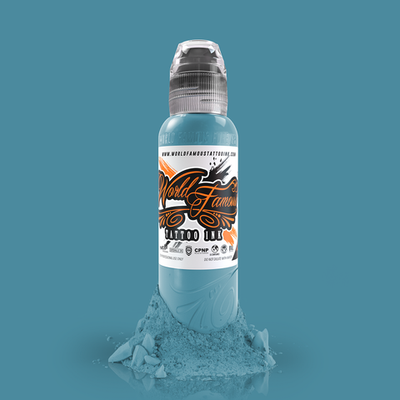 A.D. Pancho Light Blue World Famous Tattoo Ink