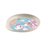 Тарелка D187мм с декором (светло-бежевый)