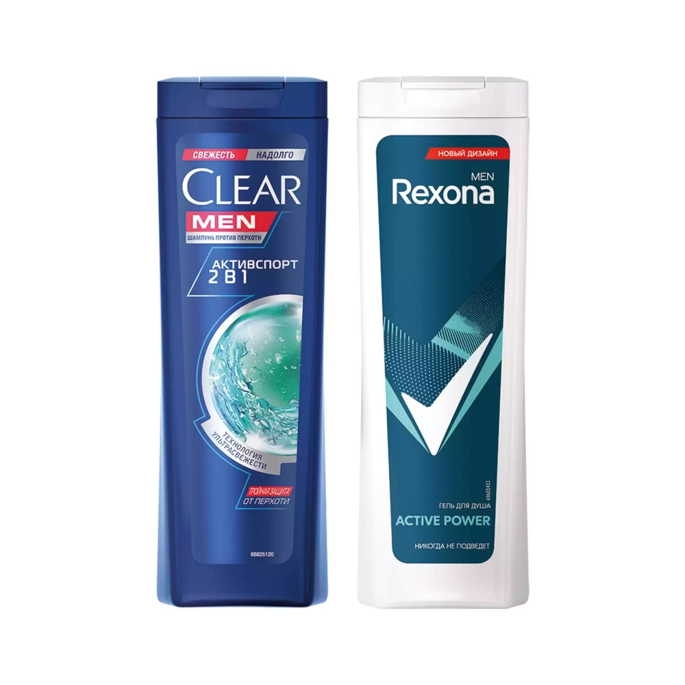 Подарочный набор Спорт коллекция 2023 CLEAR + REXONA