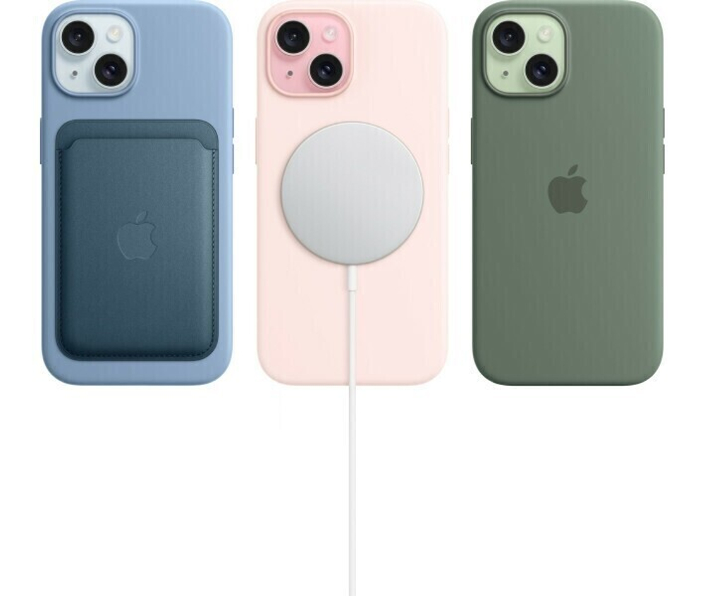 Смартфон Apple iPhone 15 128 ГБ, Dual: nano SIM + eSIM, синий (без RuStore)