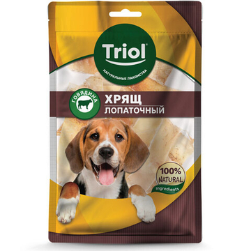 Хрящ лопаточный говяжий Triol для собак, 50г