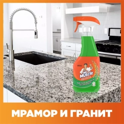Mr Muscle для стекол с нашатырным спиртом 750 мл