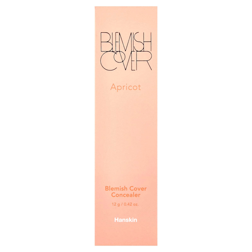 Hanskin, консилер для несовершенств кожи, абрикос, 12 г (0,42 унции)