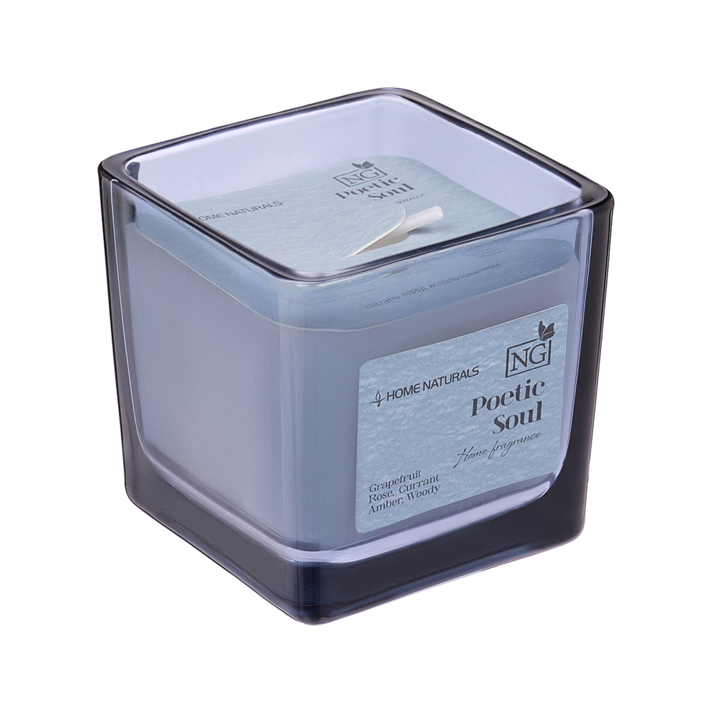 NEW GALAXY Свеча ароматизированная Home Naturals, poetic soul, rosso nobile,leather noir,pear&freesi