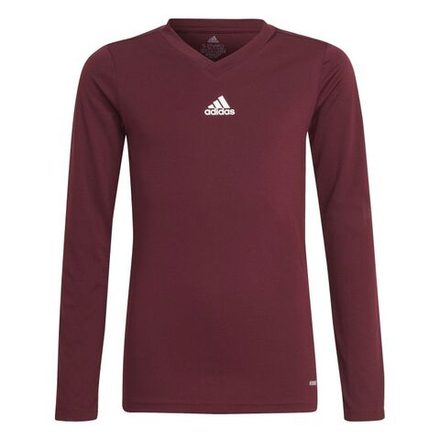 Детская теннисная футболка Adidas Kids Team Base Long Sleeve - black