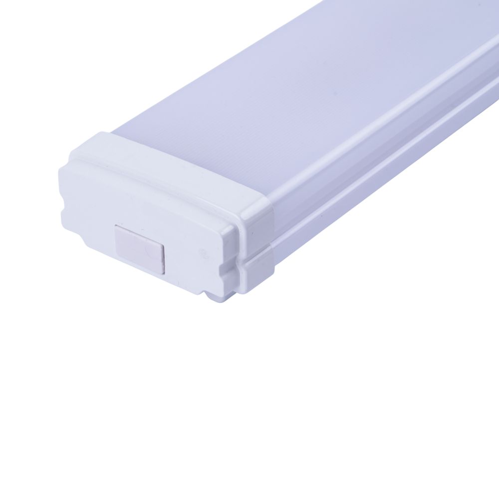 ULO-K21A 40W-4000K-L125-K IP65 WHITE Светильник линейный светодиодный подвесной. Белый свет 4000K. 4400Лм. 1250х84х44мм. Корпус белый. TM Uniel