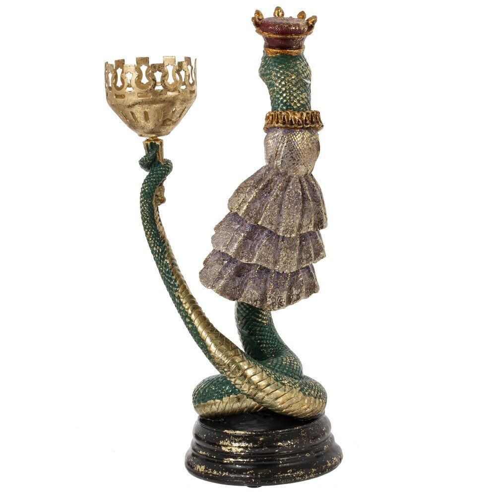 GAEM Подсвечник "Змея", D свечи 5 см, L12 W13 H30 см