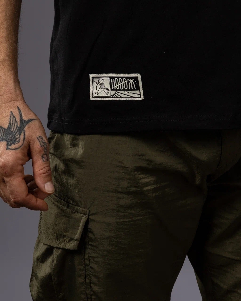 Футболка НОООЖ "Мальчик" Черный