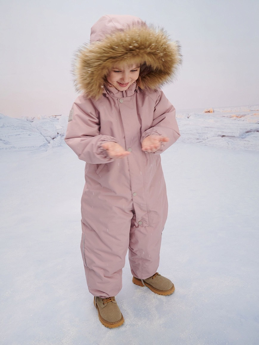 Зимний комбинезон Leokid Hero Pink Bloom