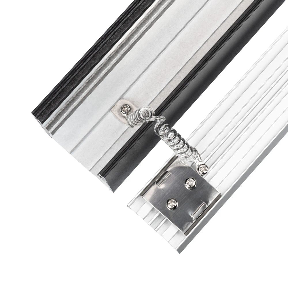 Профиль LINE-5075-HONEYCOMB-2000 BLACK (Arlight, Алюминий) 044874