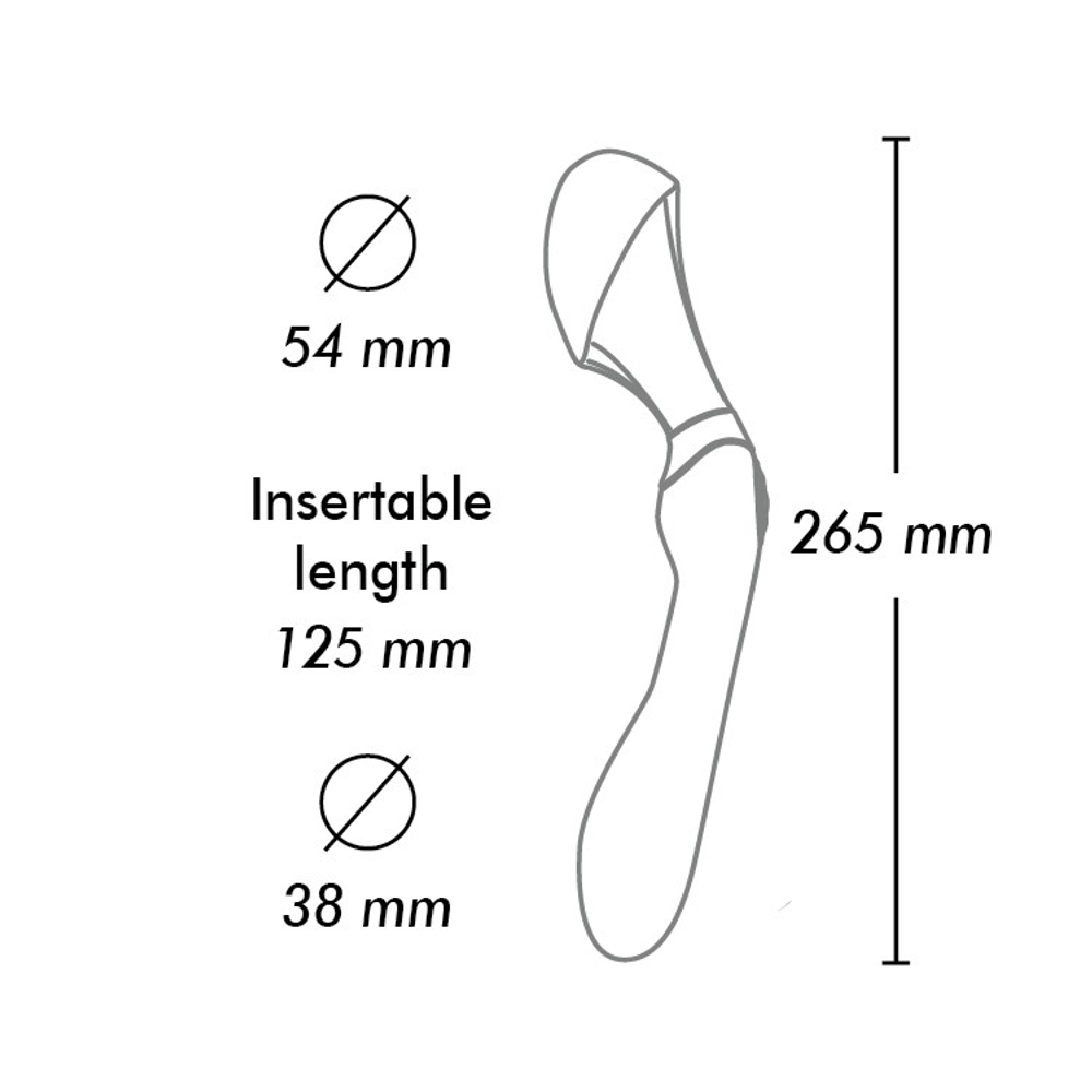 Shunga ZOA - Универсальный гибкий вибростимулятор с мощным мотором