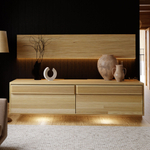 Декоративная панель 180х2х36, Михаэлла, для гостиной, украшение на стену, массив дуба, Dipriz