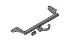 Фаркоп Chevrolet Lanos 2005-2009 (сборка ЗАЗ), условно-съемный,(без электрики) Трейлер.9410