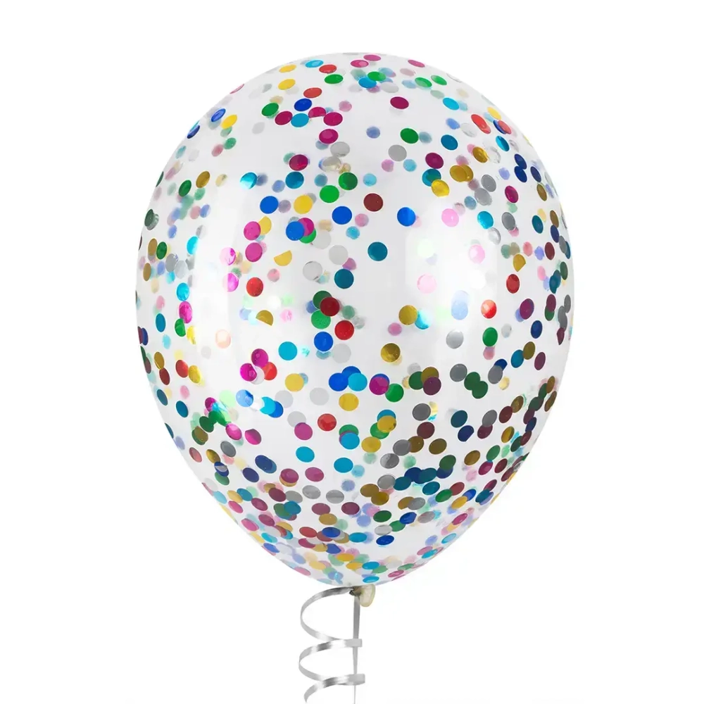 Воздушный шар с микс конфетти