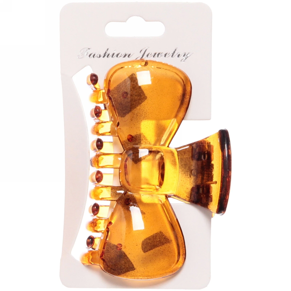 Заколка-краб для волос на блистере «Diana Collection - Sia», микс 4 цвета, 7,5см