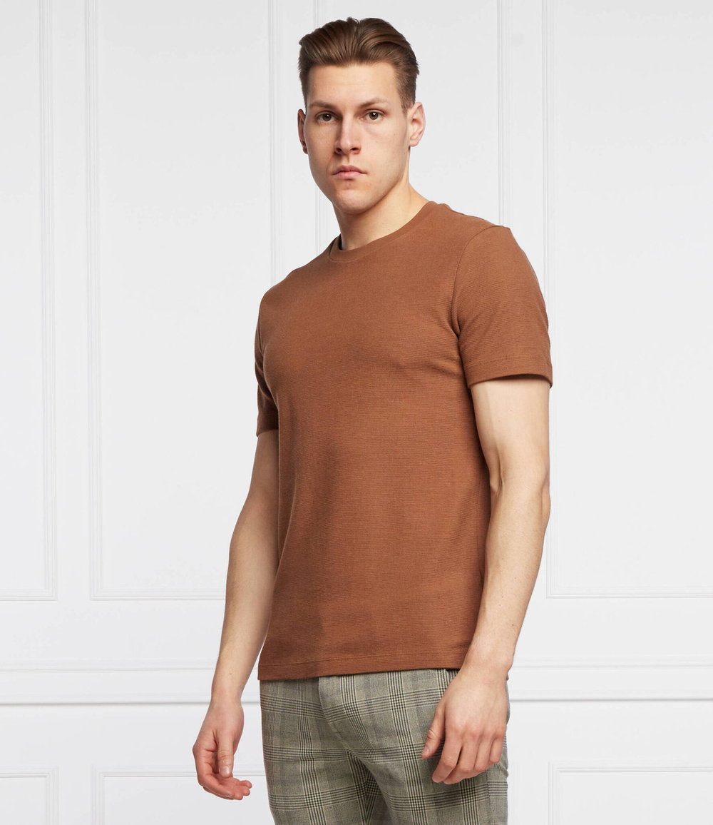 футболка tessler 172 BOSS BLACK - коричневый(50462153)