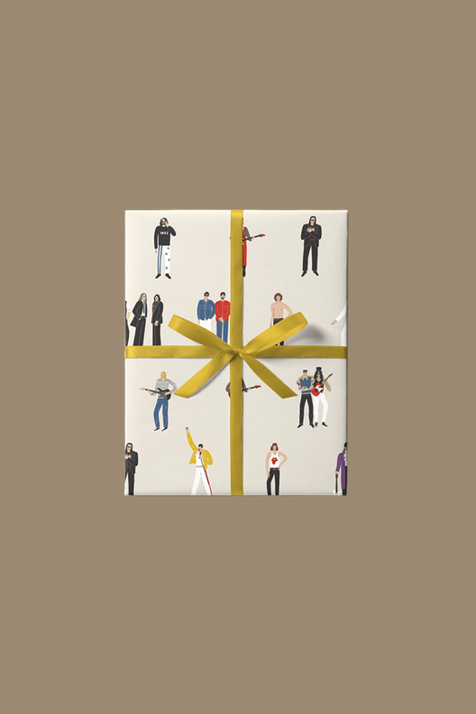 Упаковочная бумага Rock Stars Gray / Paperie