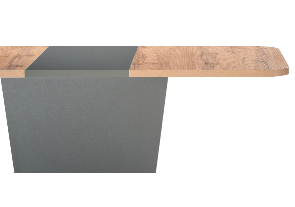 Стол деревянный Woodville Лурвин дуб вотан, графит