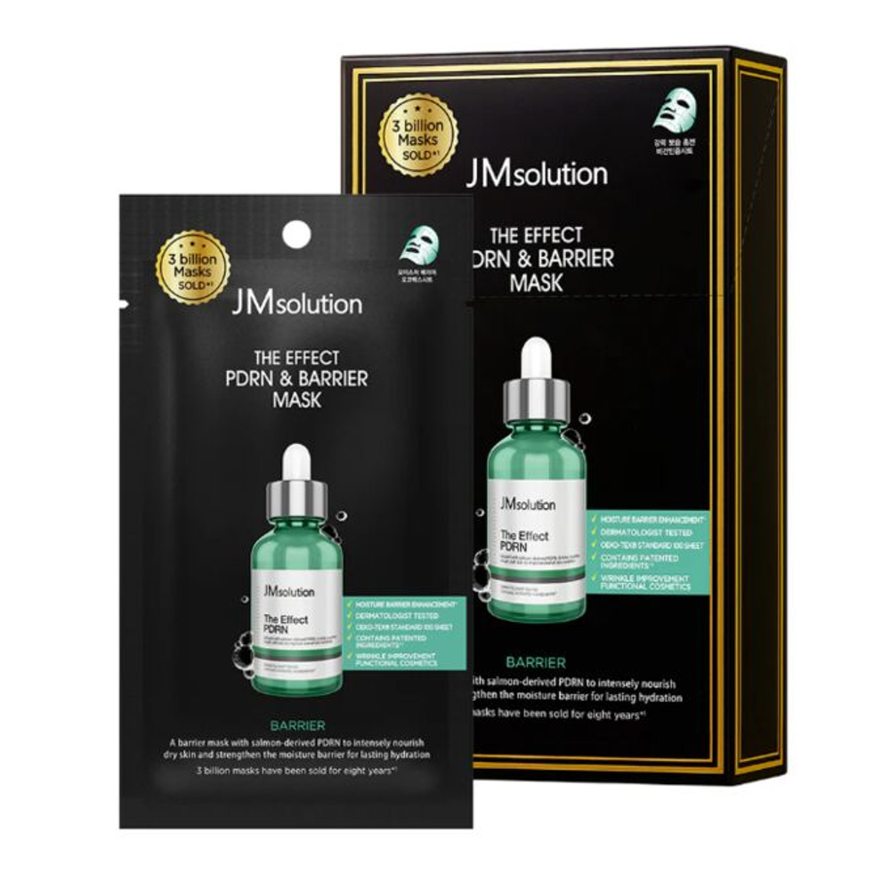 JMsolution Регенерирующая тканевая маска с ПДРН The Effect с ПДРН PDRN & Barrier Mask