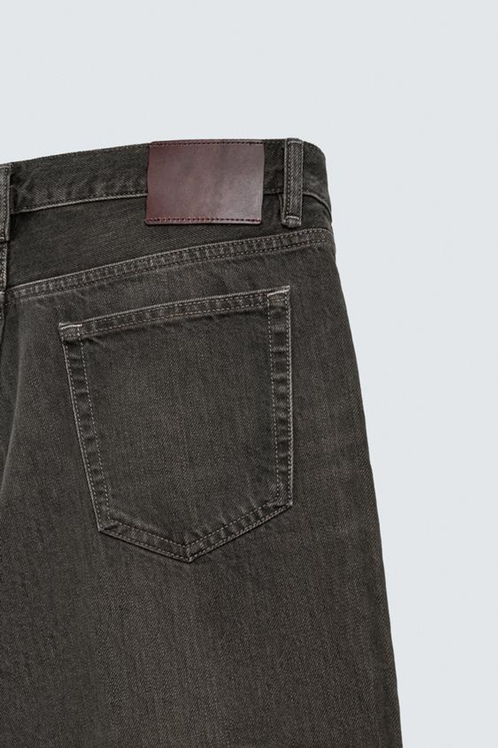 ZARA ДЖИНСЫ STRAIGHT FIT, КОРИЧНЕВЫЙ