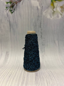 Пряжа хлопковая с люрексом