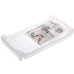 Этажерка настольная универсальная «БИСКОТТИ», цвет белый, две секции, 17.5*34*20см