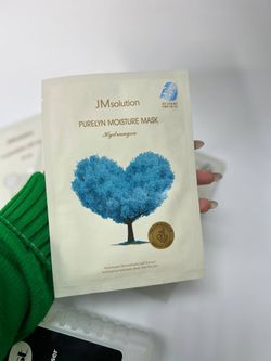 JM SOLUTION Увлажняющая тканевая маска с гортензией Purelyn Moisture Mask Hydrangea 30 мл.