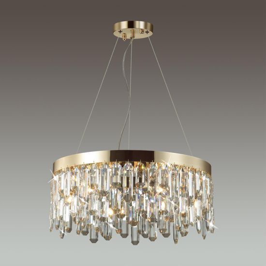 4986/6 HALL ODL22 653 золотой/хрусталь Люстра E14 6*40W DAKISA