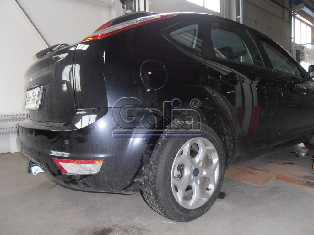 Фаркоп оцинкованный Galia F091C для Ford Focus хетчбек 2004-2011, 2011-, Ford C-MAX 2003-2011, 2011-(паспорт и сертификат в комплекте)(без электрики)