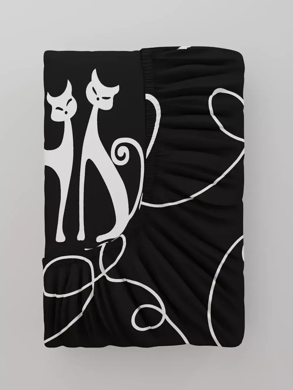 Простынь на резинке Полисатин Мечта "Тойгер" 160x200 см