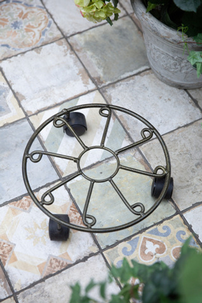 Подставкадля цветов напольная на колесиках большая