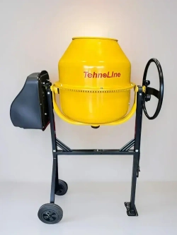 Бетономешалка Tehnoline-Т180 (100Вт, 180/125л,венец чугун )