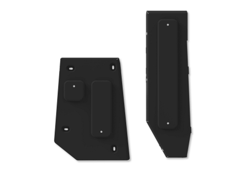 Защита топливных и тормозных магистралей АвтоБроня для GAC M8 II поколение АКПП FWD 2024-н.в., рынок РФ, сталь 1.5 мм, с крепежом, штампованная, 2 части, 111.03409.1