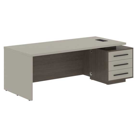 Стол руководителя с тумбой VCT 2290(R)  2200х900х750 VELION