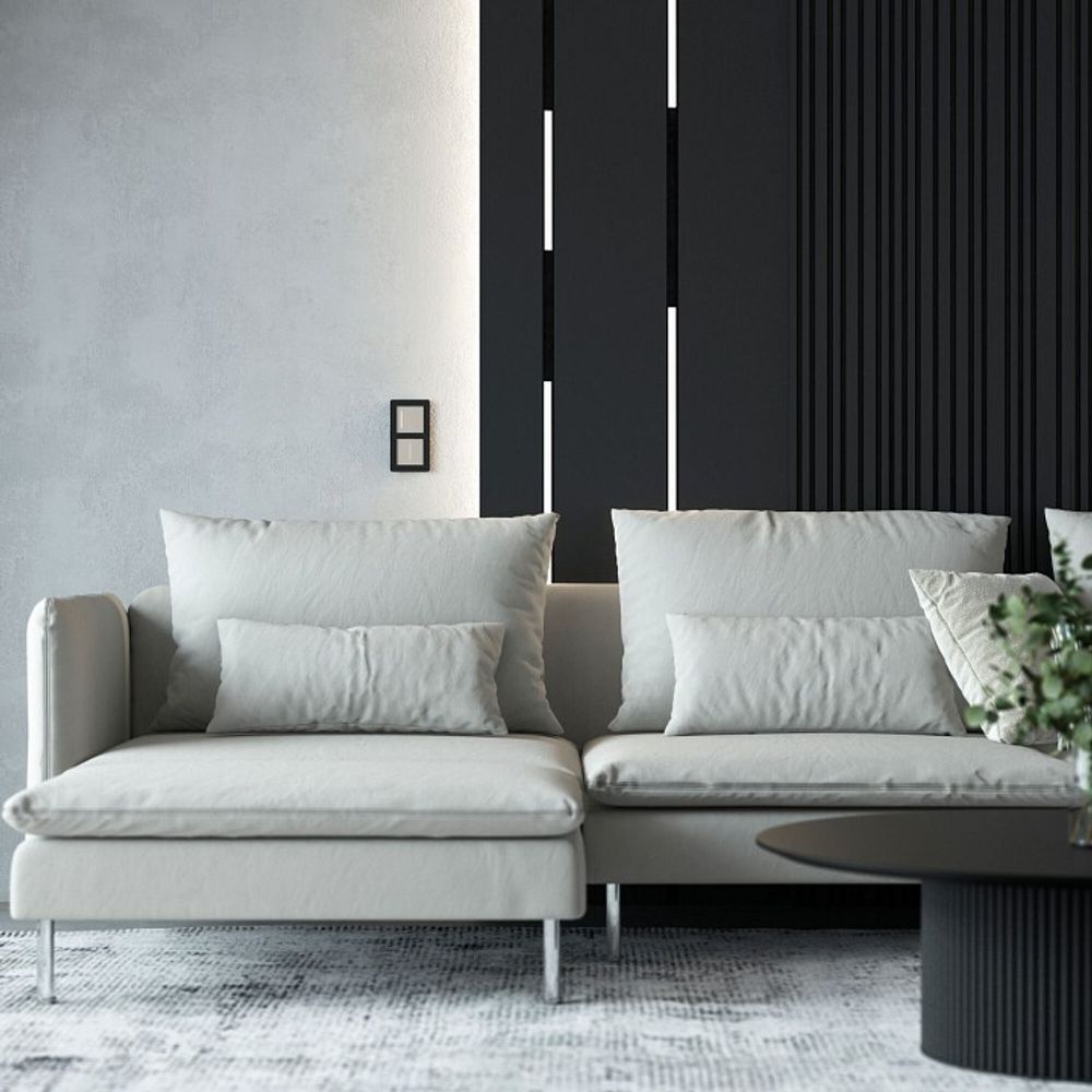 Выключатель одноклавишный с подсветкой без рамки Werkel дымчатый W4512014