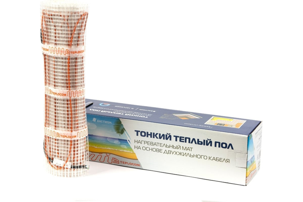 Маты нагревательные двужильные TEPLOCOM МНД-15-2400 Вт