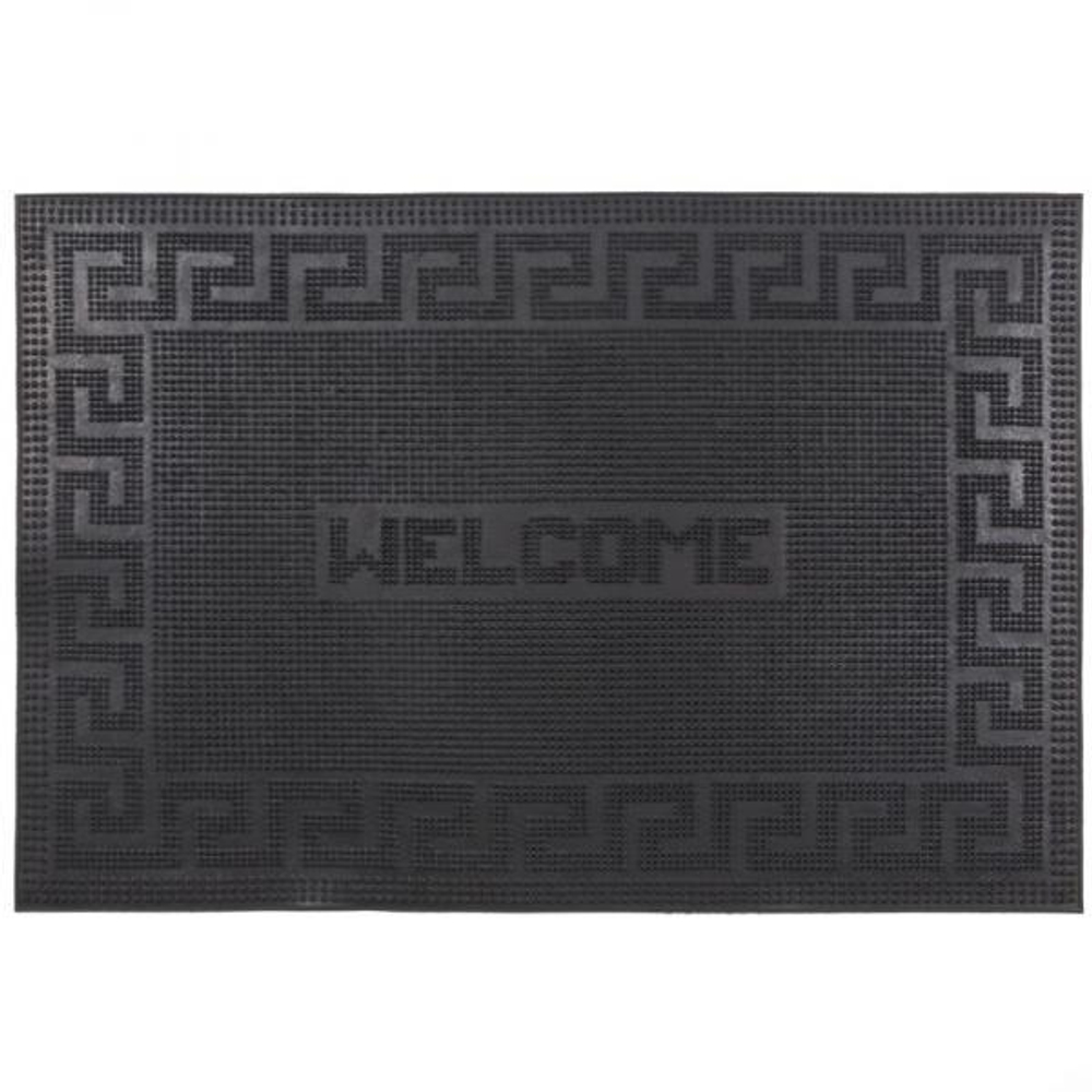 SUNSTEP Коврик резиновый "Welcome" 40*60см чёрный