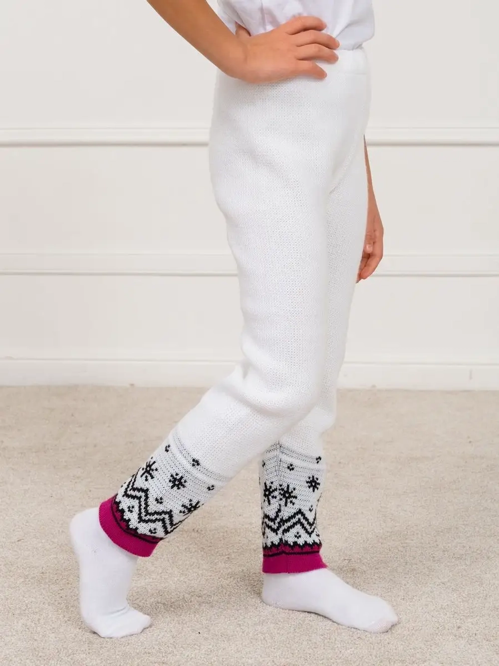 Леггинсы вязаные