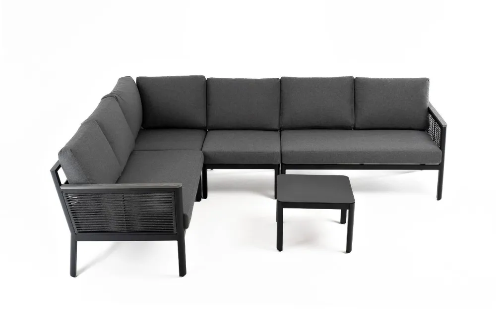 "Париж" модульная лаунж-зона садовая, цвет серый